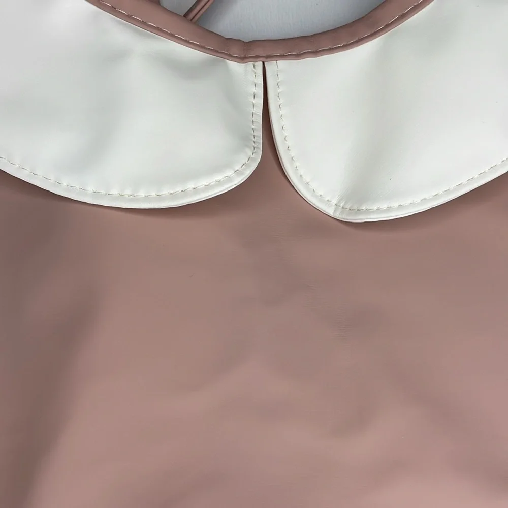 Girls slip on shirt bib S New